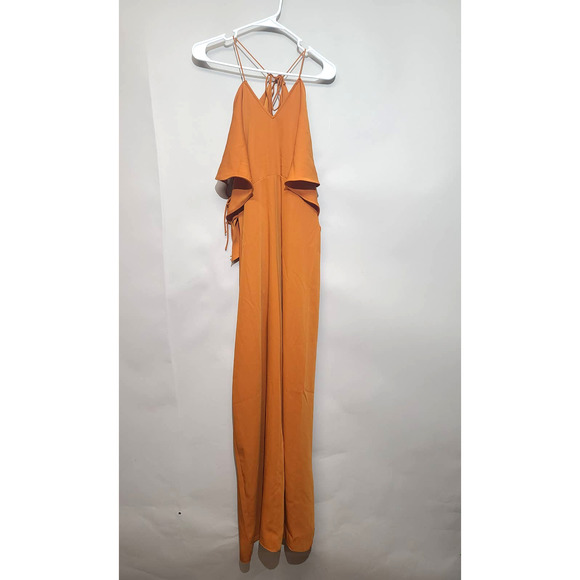 Anthropologie ELLIATT Aurelia Cold Open Shoulder Jumpsuit Pants NWT Size Small - Picture 3 of 7